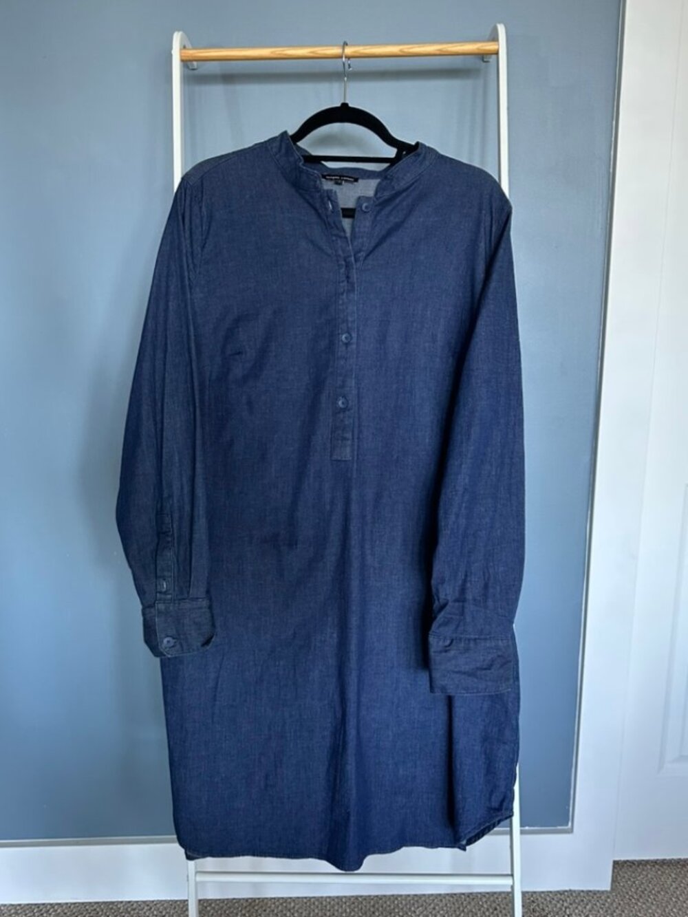 Universal Standard Hannah Denim Shirt Dress Cotton Small